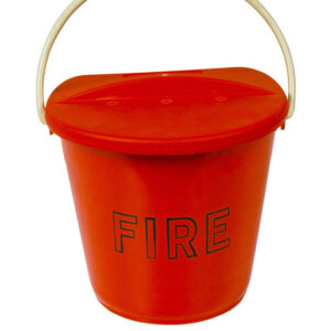 Fire Bucket & Lid (Plastic)